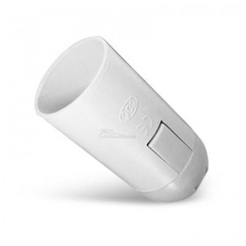 Патрон Е14 подвесной термопластик белый Universal (с этикеткой)