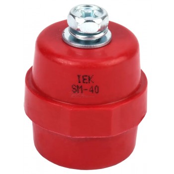 Изолятор силовой SM-40 475А 12кВ М8 с болтом IEK
