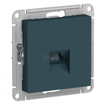 Розетка Atlasdesign RG45 5Е изумруд