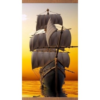 Электрообогреватель настенный "Домашний очаг" Корабль