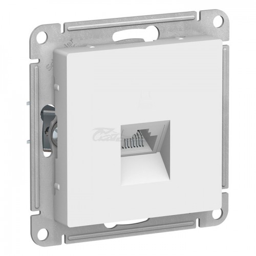 Розетка Atlasdesign RG45 5Е белая