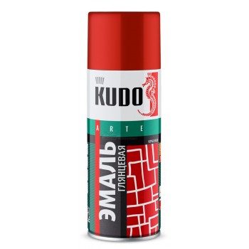 Эмаль KU-1003 Универсальная алкидная красная 520мл KUDO