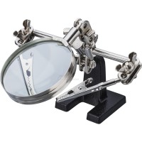 Держатель "Третья рука" с лупой (60мм, х5) Онлайт