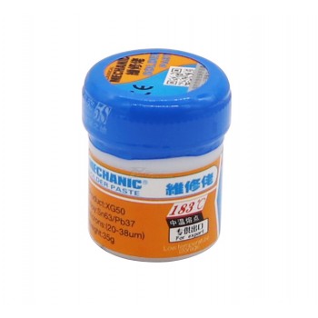 Паста паяльная XG50 Sn63 Pb37 183°C 35г Mechanic