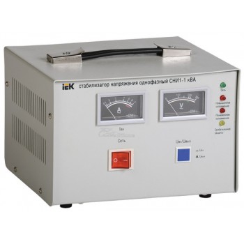 Стабилизатор напряжения СНИ1-1,0кВт,1фазный 220В IEK