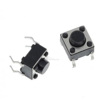 Кнопка тактовая 4 вывода 6*6*5мм (h=5мм)