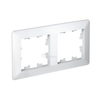 Рамка Atlasdesign Air 2м белый/дымчатый белый