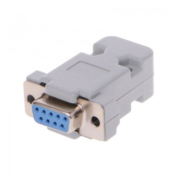 DB-9F 9pin гнездо в корпусе (в сборе) RS-232