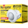 Датчик движения NS-IRM07 встраиваемый 1200Вт 360гр. 6м IP20 белый Navigator