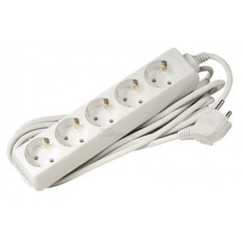 Удлинитель JAZZway EX-05G-700 5роз 7м с заземл