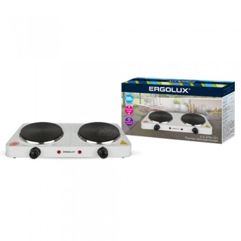 Плитка электрическая 2конф ERGOLUX ELX-EP04-C01 2кВт дисковый