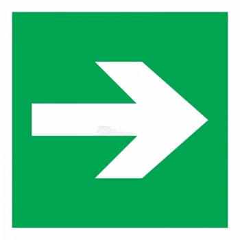 Знак безопасности "Стрелка" 100*100мм REXANT