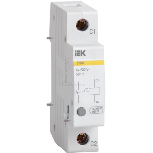 Расцепитель независимый РН47 на DIN-рейку новая серия IEK