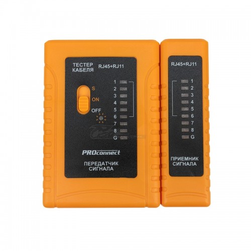 Тестер кабеля RJ-45+RJ-11 HT-C004 Proconnect
