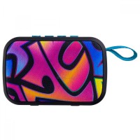 Колонка Bluetooth Perfeo "ZENS" MP3, microSD, USB, AUX, 5Вт, 500mAh, граффити