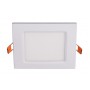Светильник PPL-S 6W 4000K IP40 120мм встр/квадр белый Jazzway