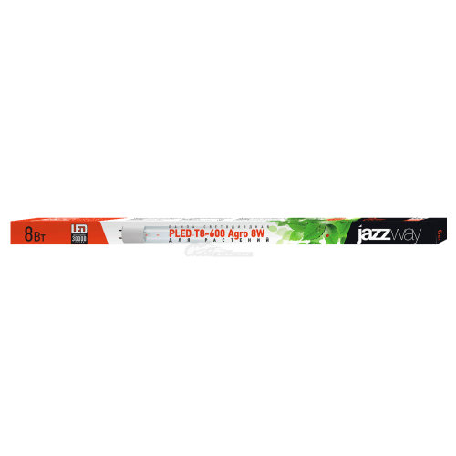 Лампа светодиодная для растений PLED Agro Т8-600 8W 230V CL G13 Jazzway