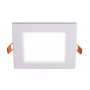 Светильник PPL-S 6W 4000K IP40 120мм встр/квадр белый Jazzway
