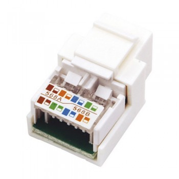 Гнездо-вставка RJ-45 8Р-8С (Keystone Jack) Cat5e тип1