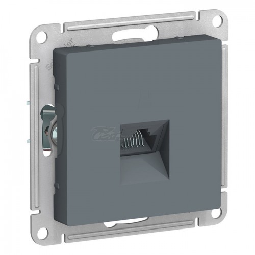 Розетка Atlasdesign RG45 5Е грифель