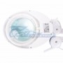 Лупа на струбцине настольная круглая 3Х с подсветкой и крышкой REXANT