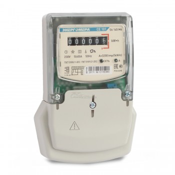 Счетчик электроэнергии 1-ф Энергомера СЕ101 S6 145М6 1,0 220V 5-60A Щит