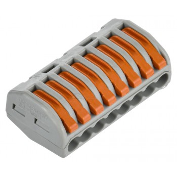 Клемма 222-418 с рычагом 0,08-2,5мм2 СМК IEK