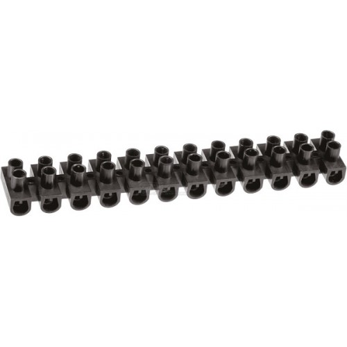 Терминал S=6мм 5А черный Navigator (12пар)