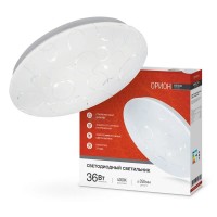 Светильник светодиодный DECO Орион 36Вт 230В 4000К 3240лм 350х55мм IN HOME