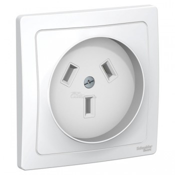 Розетка для плит с/у, 2p+n, 32А, 250В белая BLANCA