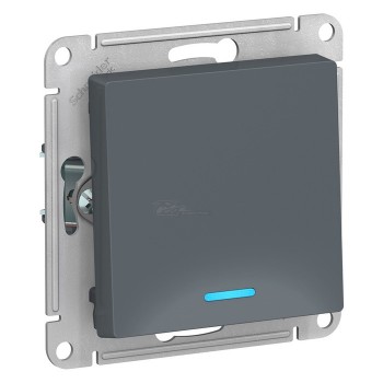 Выключатель Atlasdesign 1кл. с инд грифель сх.1а