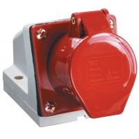 Розетка стационарная ССИ-124 3P+PE 380В 32А IP44 ИЭК