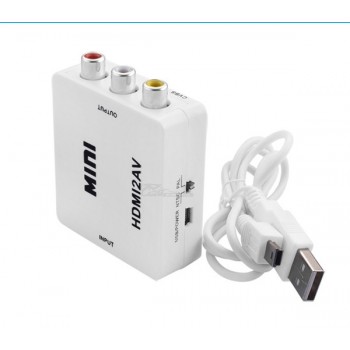 Конвертер HDMI в AV (3*RCA) Mini