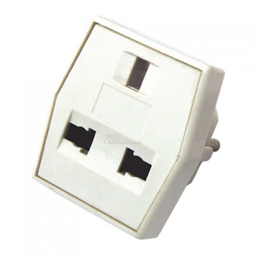 Переходник сетевой КВАДРАТ 220 v REXANT