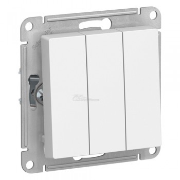 Выключатель Atlasdesign 3кл. белый сх.3