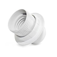 Патрон Е27 люстровый Universal термопластик белый 4A 250V