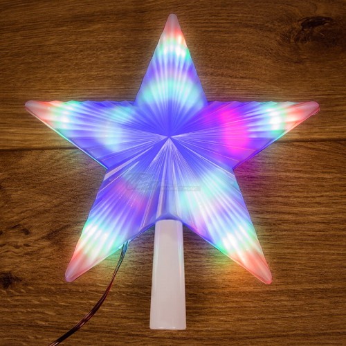 Фигура светодиодная "Звезда" на елку RGB 31 LED, 22см Neon-night