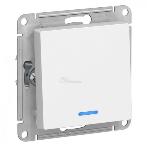 Выключатель Atlasdesign 1кл. с инд белый сх.1а