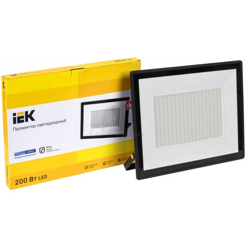 Прожектор светодиодный СДО 06-200 200W 6500k IP65 IEK