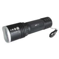 Фонарь аккумуляторный Jazzway Alum1-L5W  (5Вт, ZOOM, 3*AAA, 305Лм) черный металлический