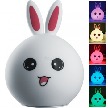 Ночник Navigator светодиодный зайчик 3,7В, 1,2А/ч, USB NNL-SW06-WH