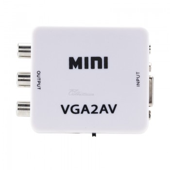 Конвертер VGA в AV (3*RCA) Mini