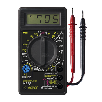Мультиметр ФАZA М838