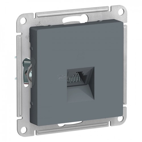 Розетка Atlasdesign RG45 5Е грифель
