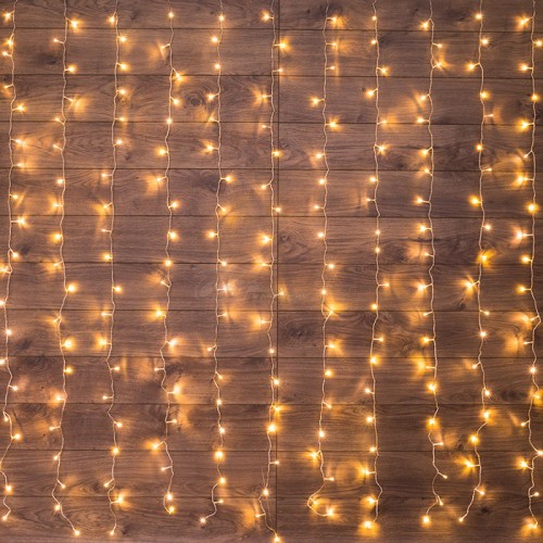 Гирлянда светодиодный дождь 1,5*1,5м тепло-белый Neon-night