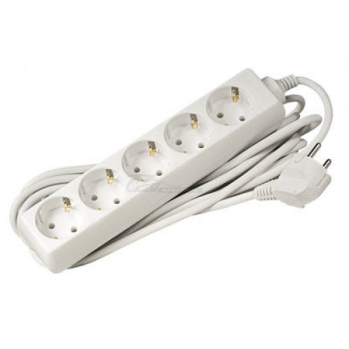Удлинитель JAZZway EX-05G-500 5роз 5м с заземл