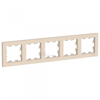 Рамка Atlasdesign 5м бежевая универсальная