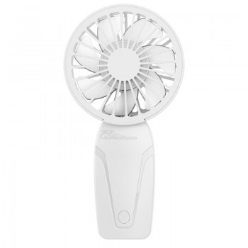 Вентилятор портативный мини (microUSB, 3 режима, 4,5 Вт) К-6 белый