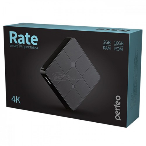 Приставка SMART TV BOX RATE 2/16Gb Bluetooth Android 7.1 Perfeo