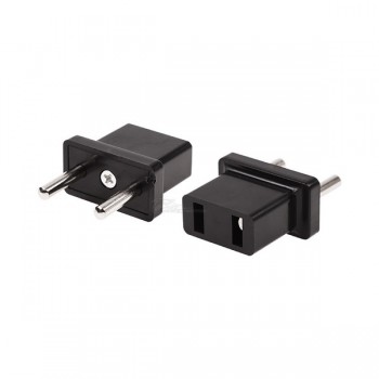 Переходник сетевой EU-CN черный